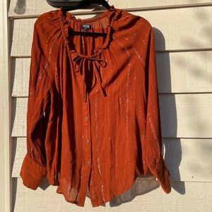 long sleeved blouse (never worn)